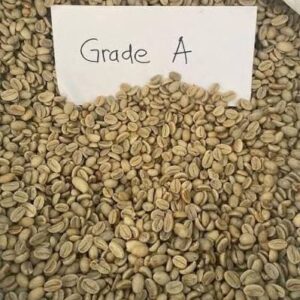 Arabica and Robusta green coffee beans